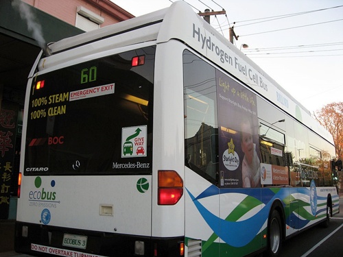 A fuel-cell powered bus